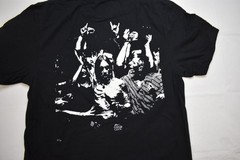 Iggy Pop From The Stooges Official Merch 2-Sided Mens Black Shirt New S-2XL