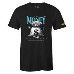 Men’s Black Money Sneaker T-shirt to Match Air Jordan 11 Retro ‘Gamma Blue’