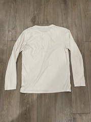 Oakley Men’s Small Long Sleeve T-Shirt White Blue Surf Outdoor Skateboard Beach