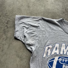 Vintage 80s Champion Rambler Football T Shirt Size M Made In USA