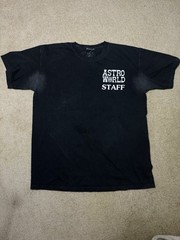 Travis Scott Astroworld Planet Staff T Shirt Black Men’s Size L