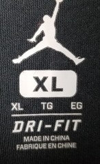 JORDAN 1 JUMPMAN WINGS OUTFIT SHIRT + SHORTS SET WHITE BLACK INFRARED (SIZE XL)
