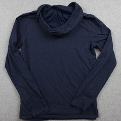 Vince Hoodie Shirt Mens Small Casual Lightweight Layered Lined Blue Long Sleeve