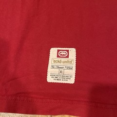 Ecko Unltd Red Graphic Logo Tee Men’s XL Regular Short Sleeve Crew Neck