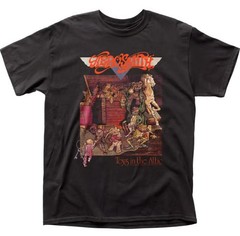 Aerosmith Toys In The Attic Menâ€™s T Shirt Rock and Roll Music Classic Band Tee