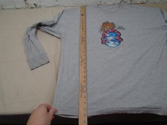 JNCO Jeans Freakshow Vintage T Shirt Size XL Gray Back Hit Long Sleeve Tee