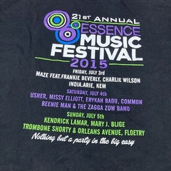 Usher Shirt 3XL Essence Music Festival Mary J Blige Kendrick Badu Common Rap Tee