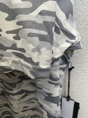 NEW Kenneth Cole Active T Shirt 2XL Beige Camo Crew Neck Tech SS Tee NWT $49