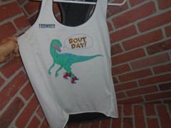 FROGMOUTH “#3 WHIPPED CREAM”REVERSIBLE JERSEY TANK-ADULT SIZE-SEE PICTURES