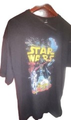 Star Wars Darth Vader and Stormtrooper Retro Graphic Black T-Shirt