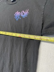 stay cold apparel Tshirt I know What You Did Space Girl Grafitty Size Large Blac