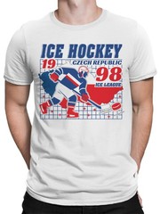 Czech Republic Ice Hockey 98 League Men’s T-shirt