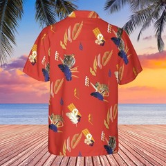 Tiger Red Hawaiian Shirt | Tony Montana | Scarface