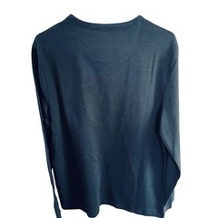 Marc Anthony Mens Slim Fit Long Sleeve Crew Neck T-Shirt Navy Blue New