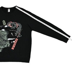 UNIQLO Museum of Fine Arts Boston Ukiyo-e Dragon UT Graphic Sweatshirt Black L