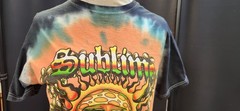 Sublime Tie-Dye Graphic Logo Crew Neck Short Sleeve Cotton T-Shirt – Size S