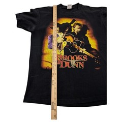 Brooks & Dunn country 90s Vtg Concert Rodeo Bull Tour America T-Shirt XL Rare