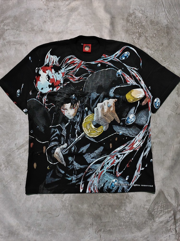 Rare Kagurabachi All Over Print Vintage Manga Anime Bootleg T Shirt