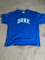 duke blue devils tshirt 3XL Delta 100% cotton preshrunk
