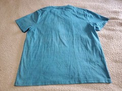 RICHARD CHOI The One NEW Crew Neck Digital Print Aqua S/S TShirt SZ XL