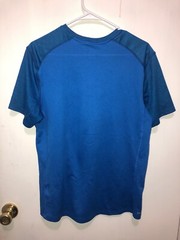 Nike Running Mens Dri-Fit Miler Short Sleeve Top Blue Size Large Style 833591
