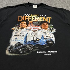 Comfort Colors Altassian Williams Racing Formula 1 Las Vegas Black T-Shirt XL