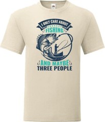 Fishing I Only Care Funny Humour Novelty T Shirt Various Colours And Sizes