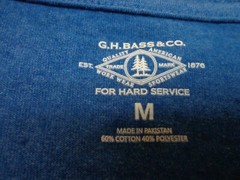 G.H Bass Co Explorers Club Mountain Retreat T Shirt Size Medium