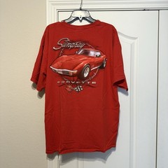 Joe Blow T’s Chevy Corvette Stingray Men’s Red T-Shirt 2XL