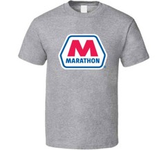 Marathon Tee Cool Gas Station Oil Trucking Driving T Shirt
