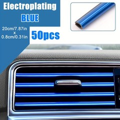 Long Lasting Durable Economical Easy to Use 50PCS Car Air Vent Decorative Strips