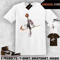 Shirt Matching AJ 1 High Love Letter Match Sneaker Just Dunk It Bugs T-Shirt