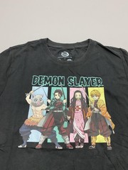 Demon Slayer Shirt Mens Small Black Anime Graphic Crewneck Tagless Tanjiro