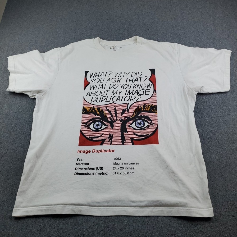 UT Uniqlo X Roy Lichtenstein Mens Shirt Medium Image Duplicator
