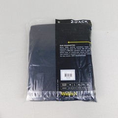4pc Walls Working Man’s Short Sleeve Pocket T-Shirts Black 42-44, Large #A338