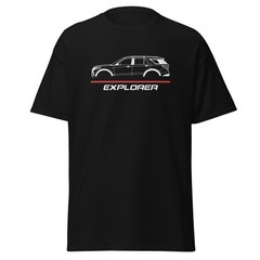 Explorer 2020 Modern EcoBoost Family Utility Graphic Tee T-Shirt Gift