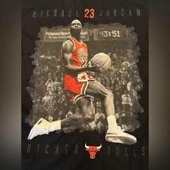 GILDAN, Michael Jordan SoftStyle Shirt, XL, 30in Length, Pit to Pit 23in, Black