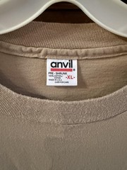 Vintage Anvil Shirt Mens XL Beige Mount St Helens Washington Eagle 80s 90s