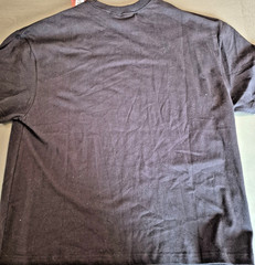 Mitchell & Ness Oversized Heavyweight Pocket T-Shirt Black Medium NWT