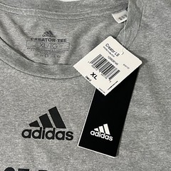 Adidas Creator Long Sleeve T-Shirt Mens Size XL Gray Graphic Tee