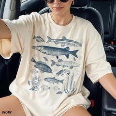 Retro Fisherman Fish Comfort Tee