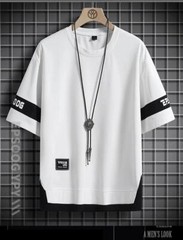 Camiseta De Verano Para Hombres Camisa Casual De Manga Corta Ropa De Moda Fiest