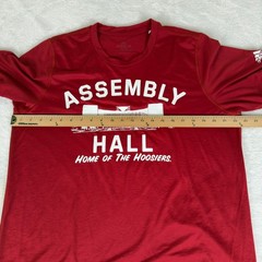 Adidas Assembly Hall Indiana Hoosiers Red Aeroready Creator Tee Mens XL EA1147