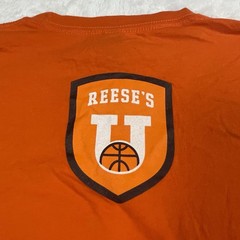 Adult T-Shirt, Bright Orange, Size M – Reese’s Peanut Butter U Basketball Tee