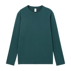 2026 New Combed Compactall Cotton Heavy Round Neck Solid Color
