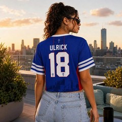 Personalized Haiti Soccer Croptop Mesh Jersey, Custom Name Number Haiti Jersey