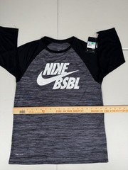 Nike Men’s Velocity Legend 3/4 Sleeve Baseball Top Gray $40 NWT Pick Size