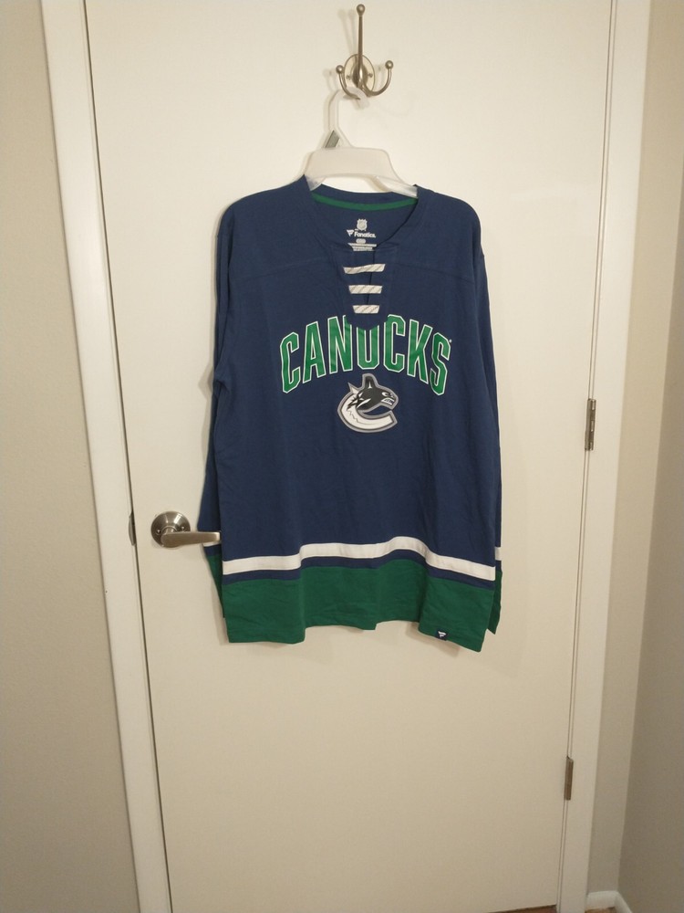 NHL Fanatics CANUCKS Men T-shirt, New with tags, Size L