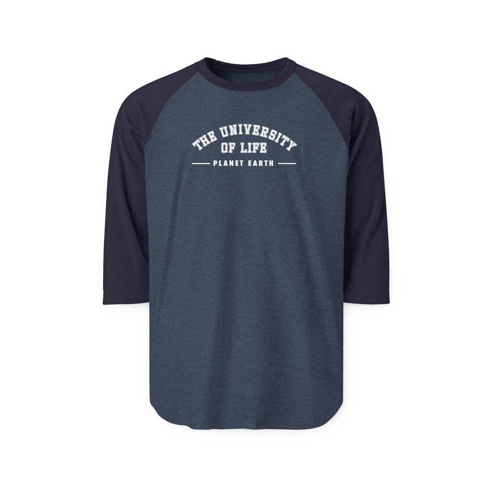 University of Life Raglan Shirt, Casual Tee, Trendy Graphic Tee