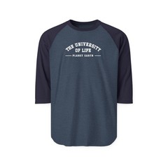 University of Life Raglan Shirt, Casual Tee, Trendy Graphic Tee